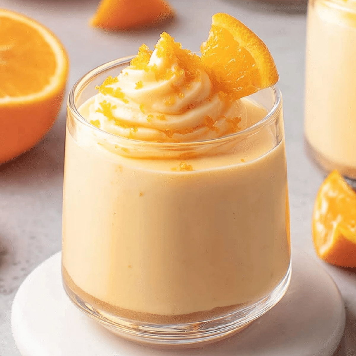 Orange Mousse Cups