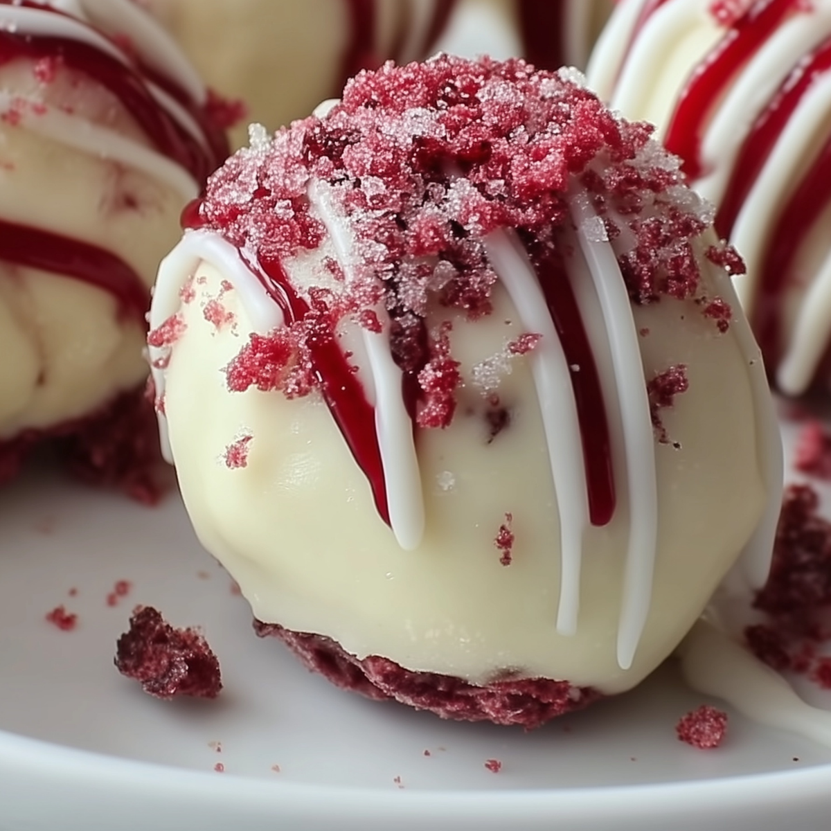 Raspberry Cheesecake Balls
