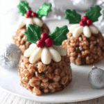Rice Krispie Christmas Puddings