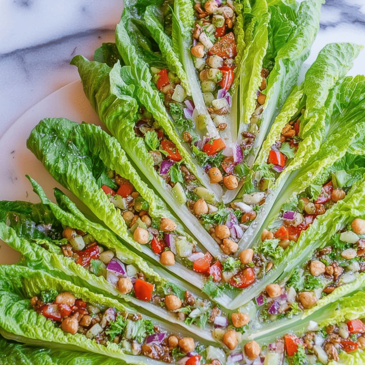 Romaine Lettuce Salad Christmas Tree