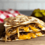 Smash Burger Quesadilla