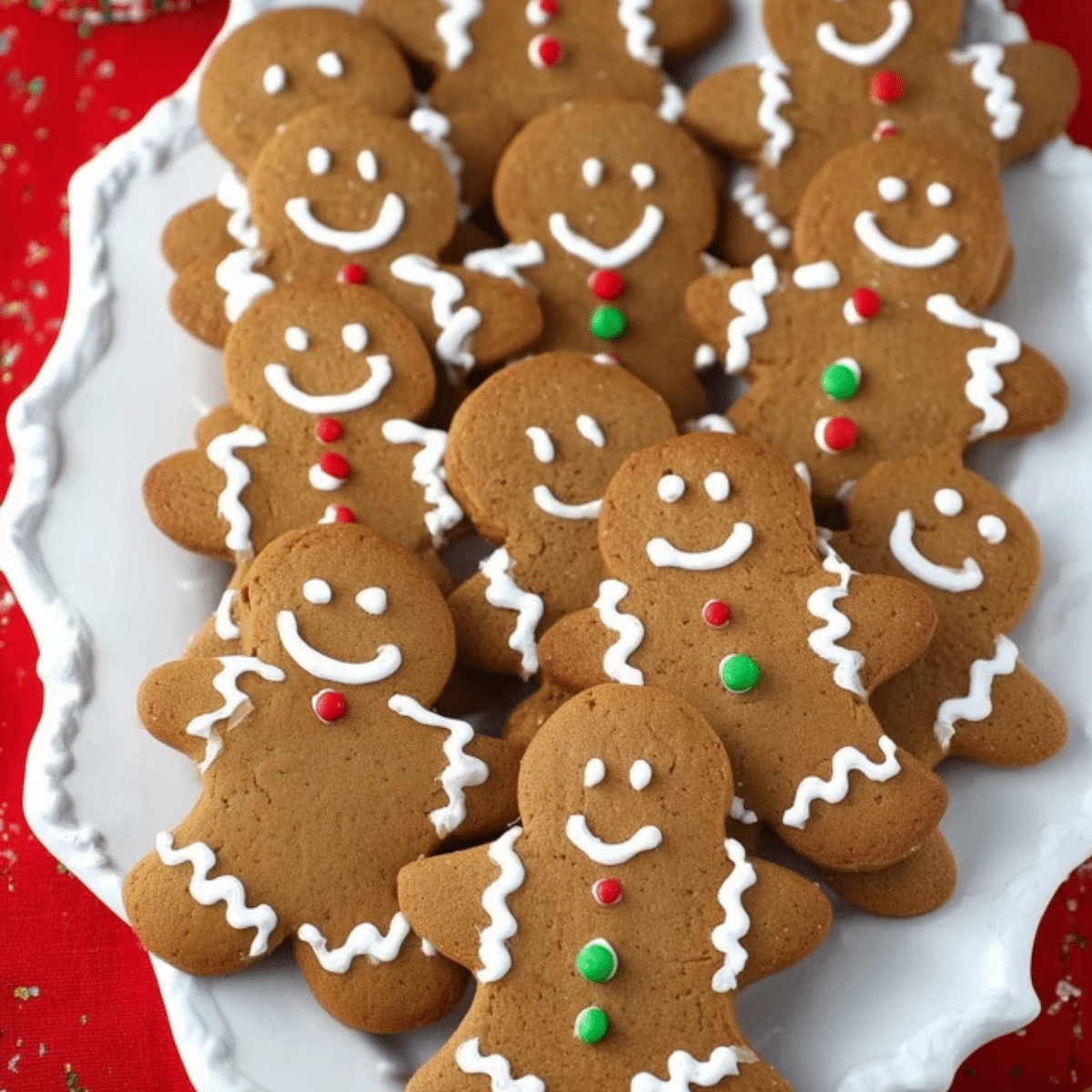 Soft & Chewy Gingerbread Men Cookies