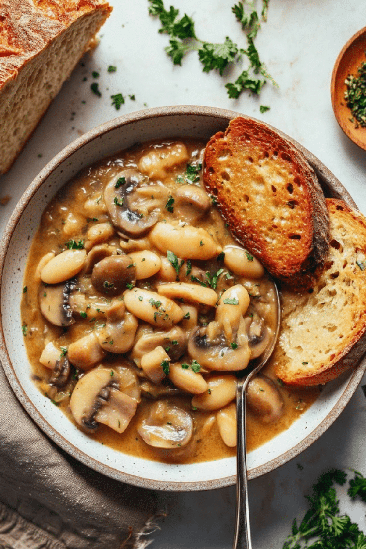 White Bean Mushroom Stew