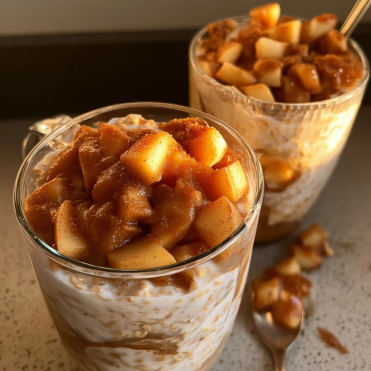 Apple Pie Overnight Oats