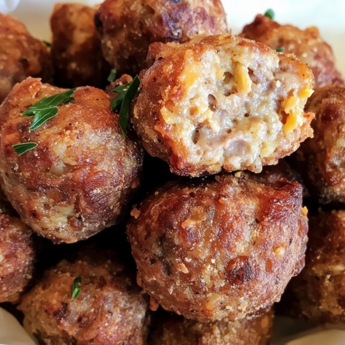 Cheddar Bay Sausage Cheese Balls