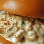 Chicken Alfredo Sloppy Joes