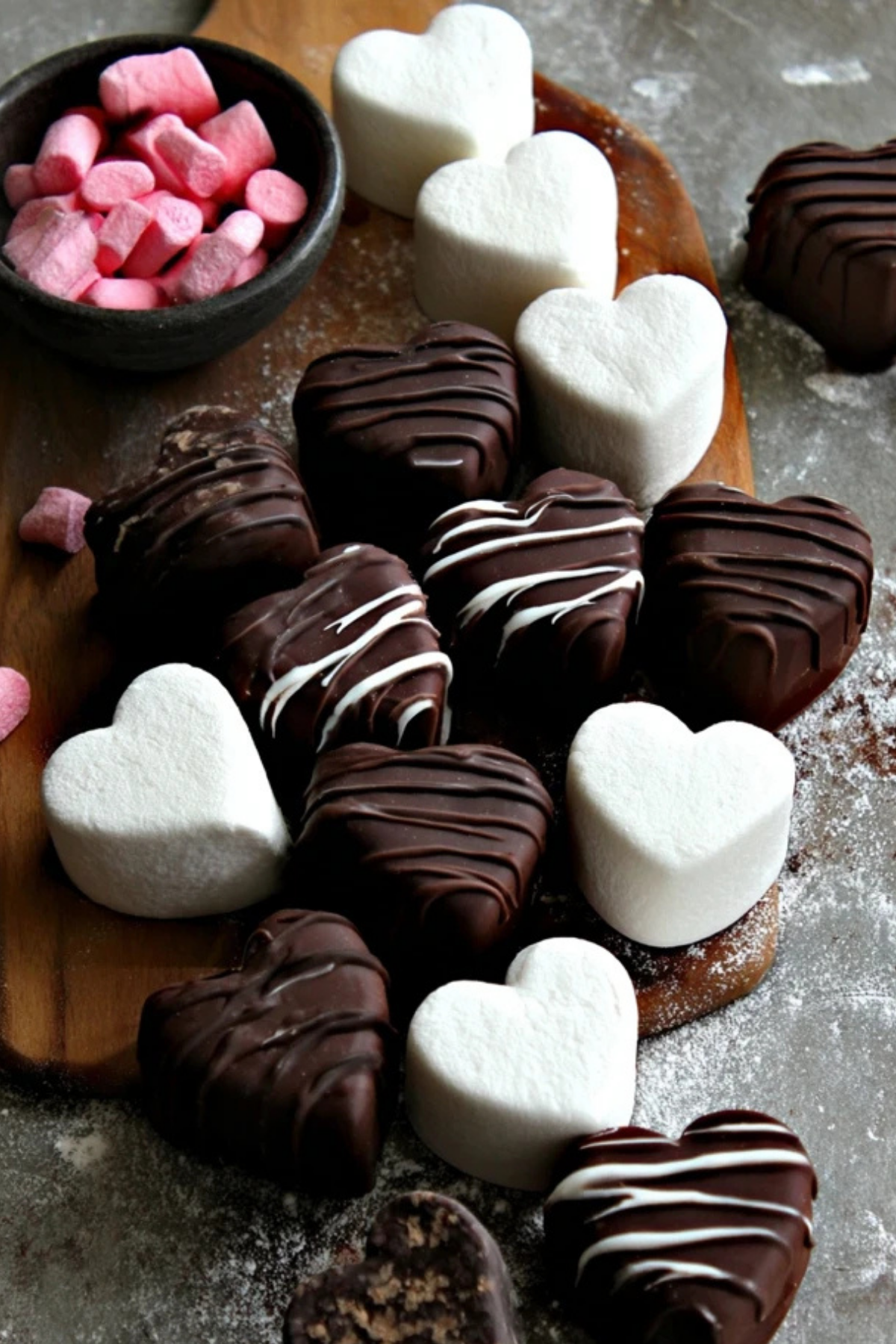 Chocolate Marshmallow Hearts