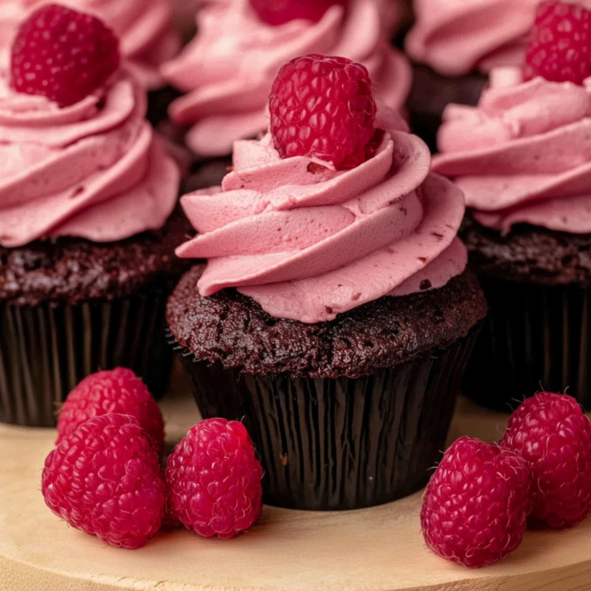 Chocolate Raspberry Cupcakes