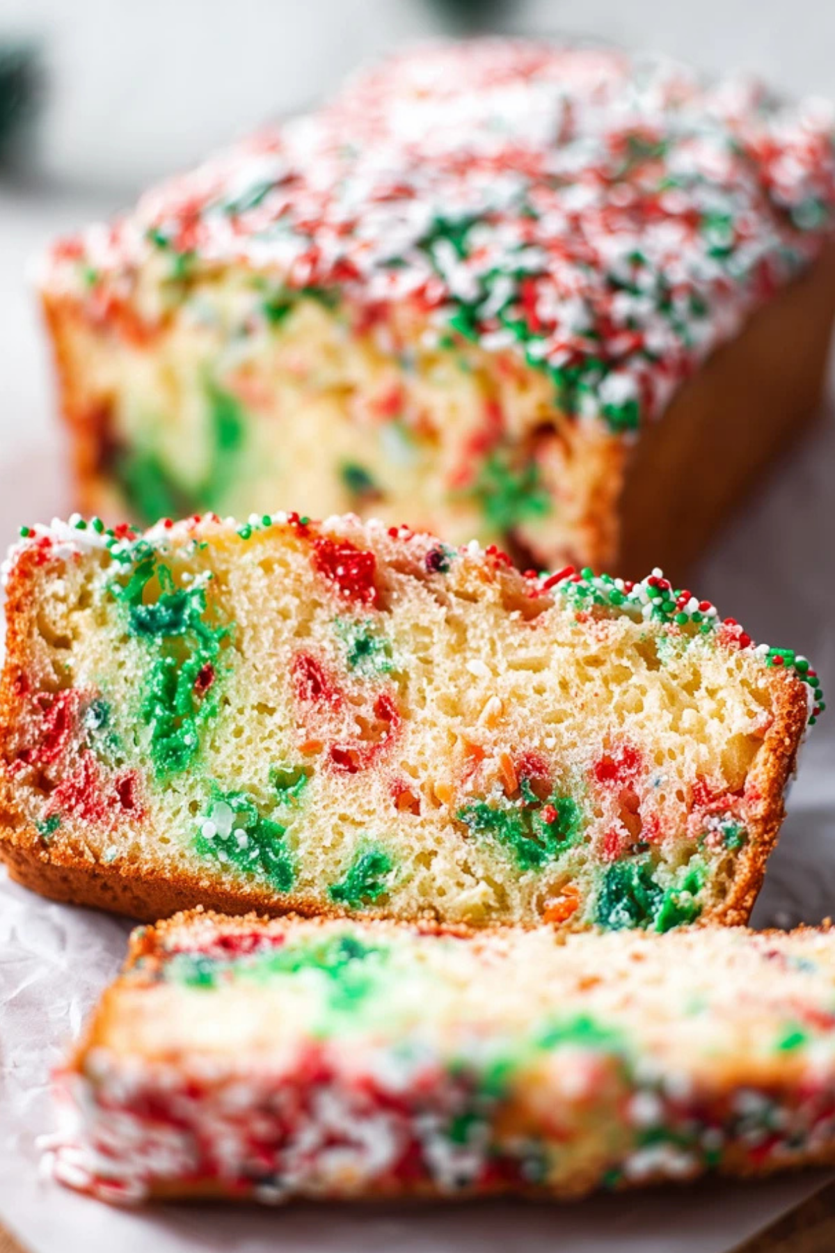 Christmas Sprinkle Buttermilk Bread