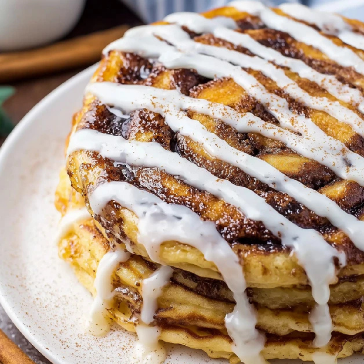 Cinnamon Roll Pancake