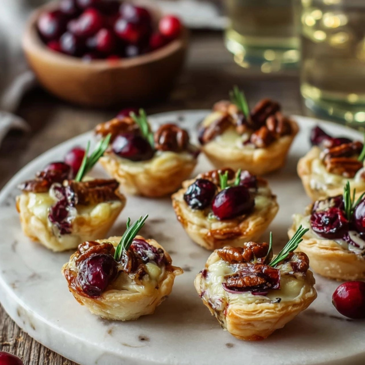 Cranberry Brie Tartlets