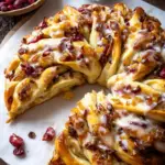 Cranberry and Apricot Couronne