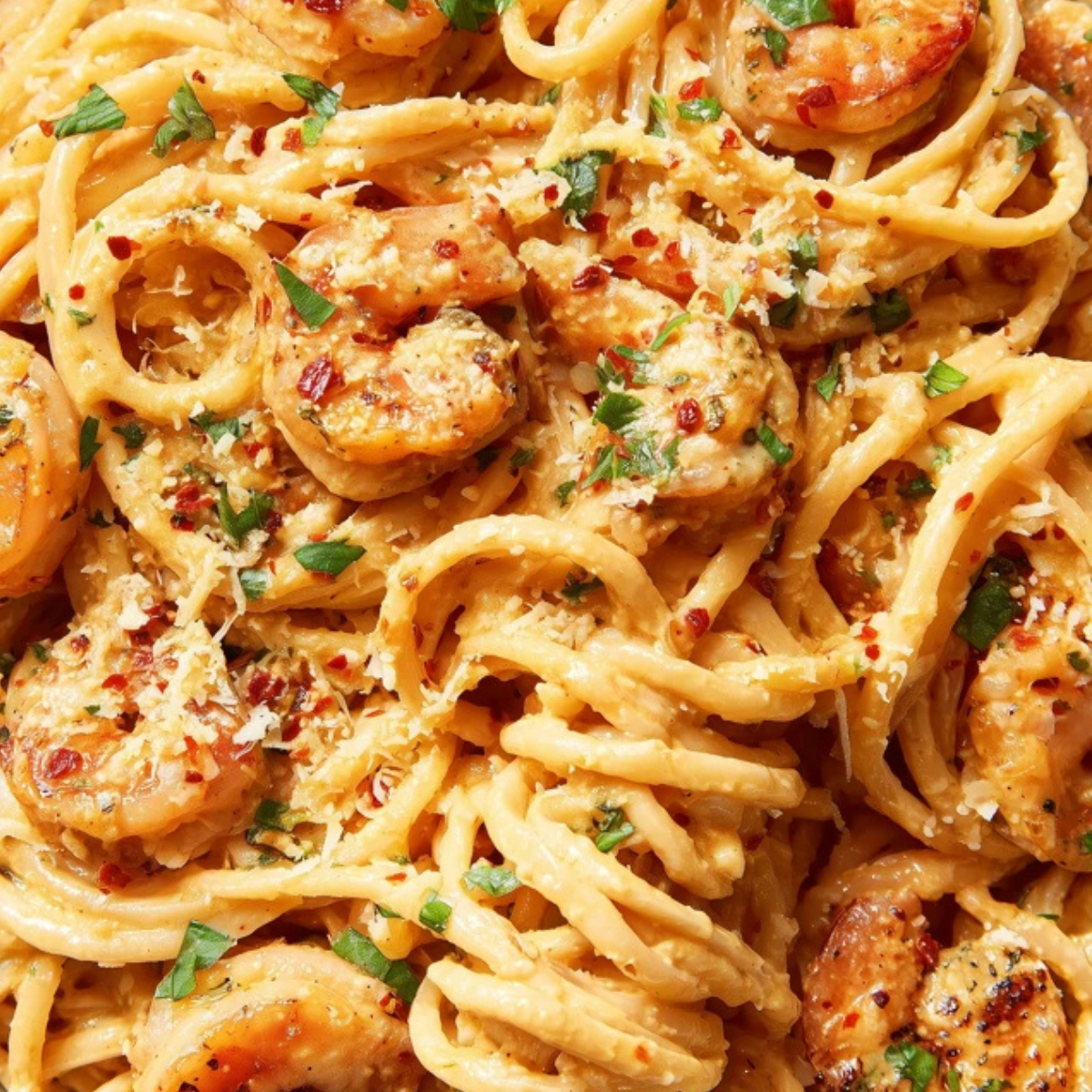 Creamy Cajun Shrimp Pasta