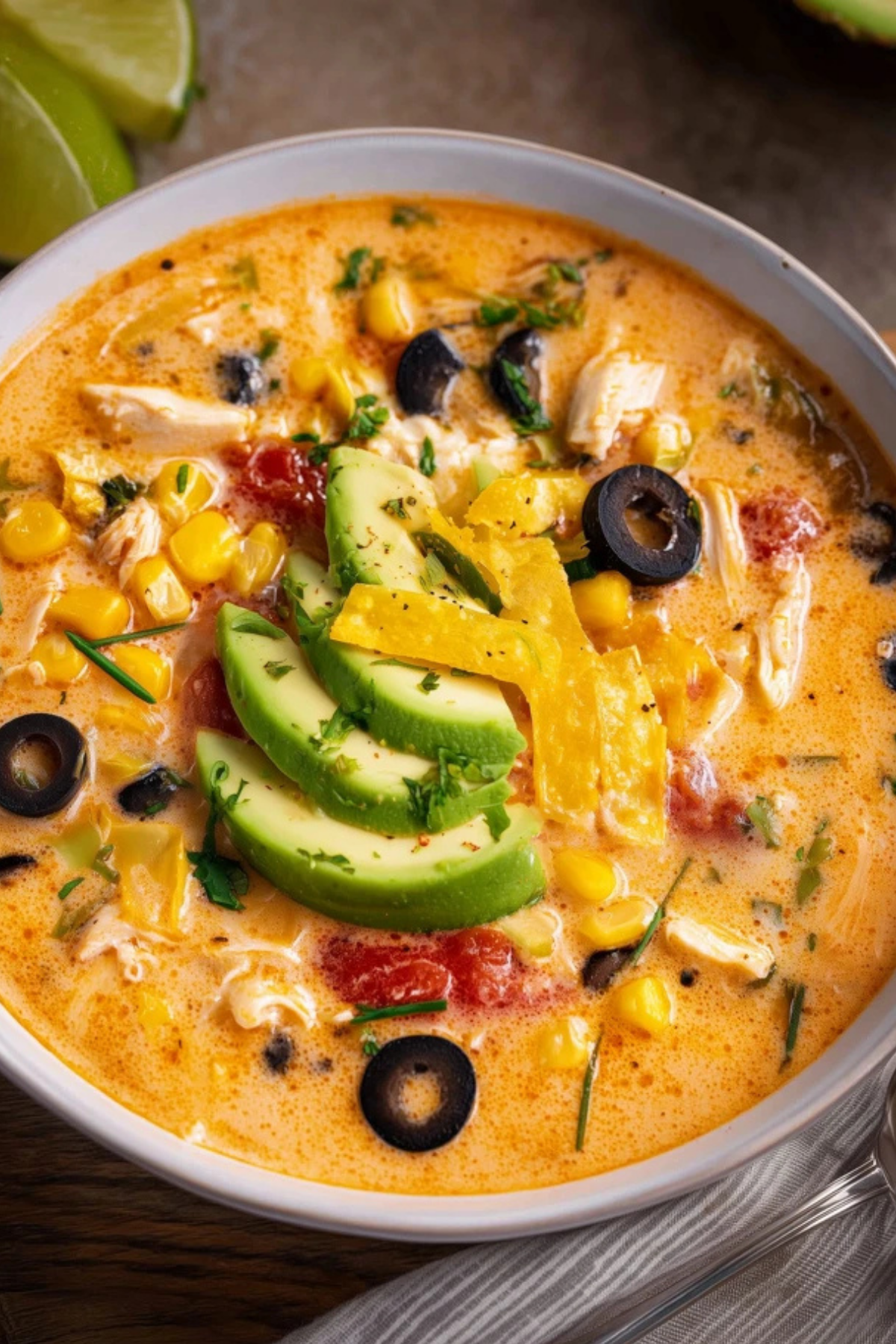 Creamy Chicken Enchilada Soup