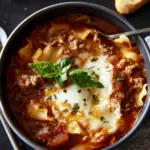 Crockpot Lasagna Soup