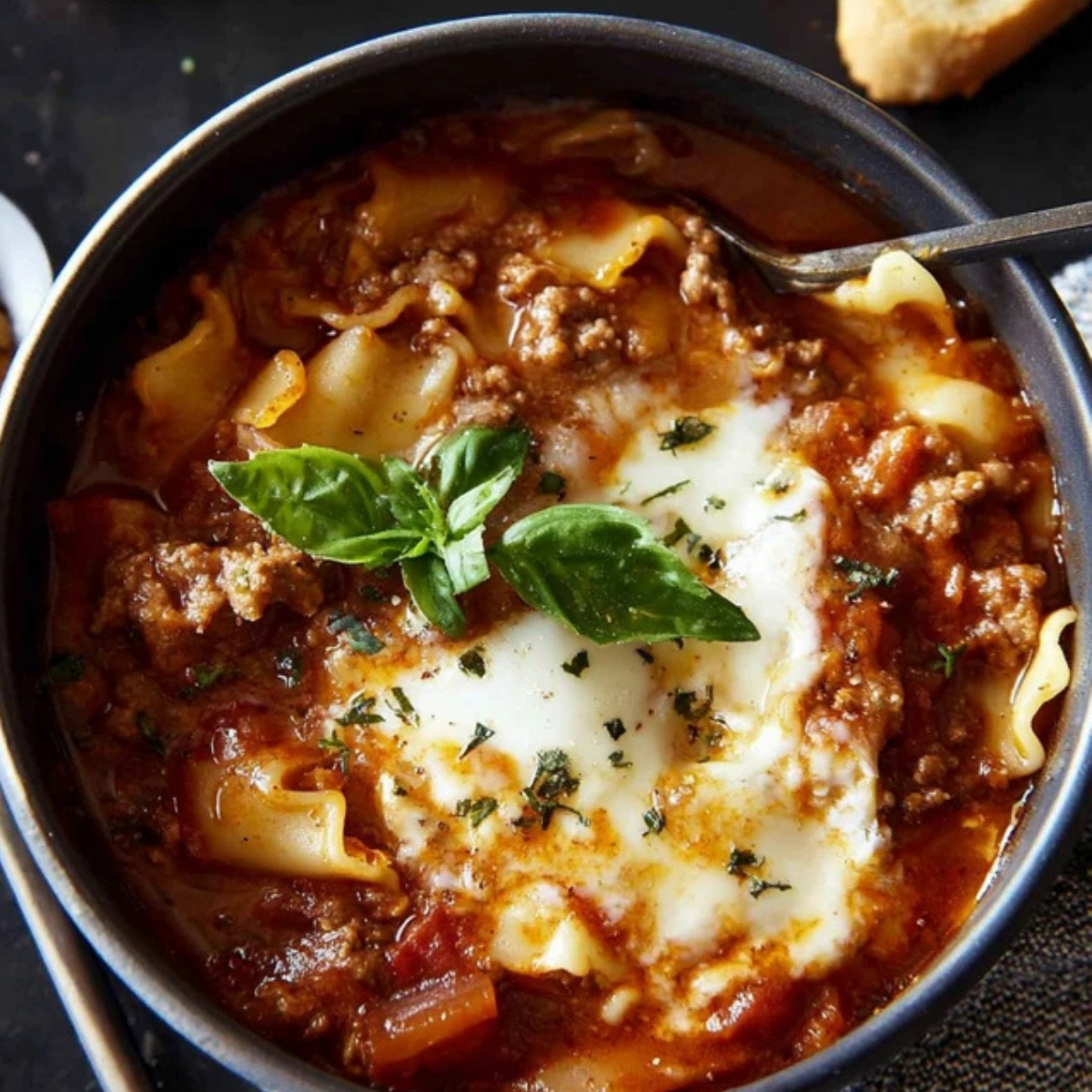 Crockpot Lasagna Soup