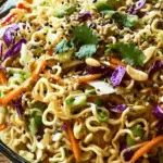 Crunchy Asian Ramen Noodle Salad