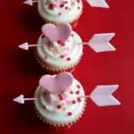 Cupid's Arrow Cupcakes