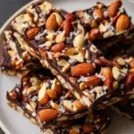 Dark Chocolate and Sea Salt Nut Bars