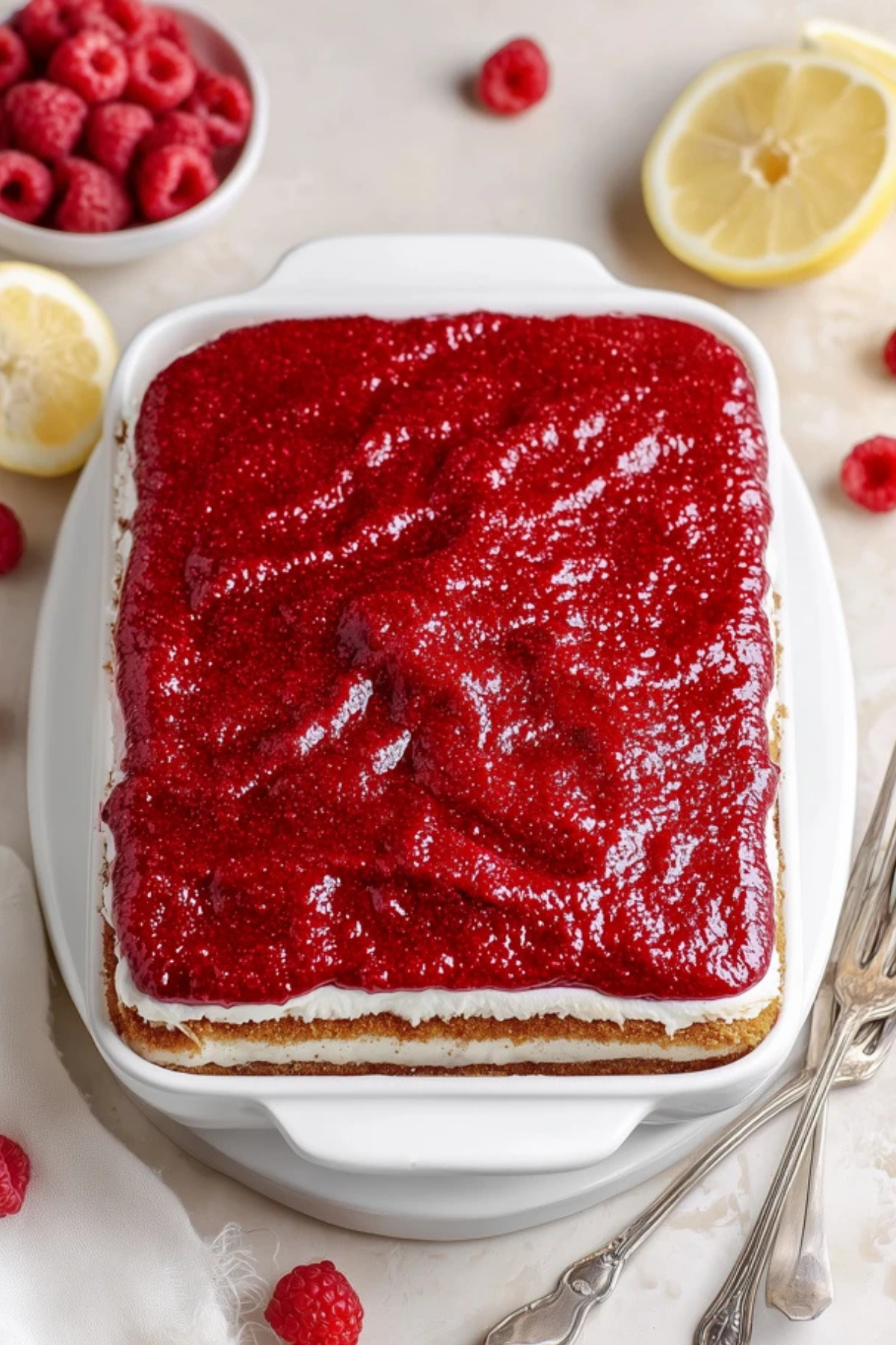 Fresh Raspberry Tiramisu