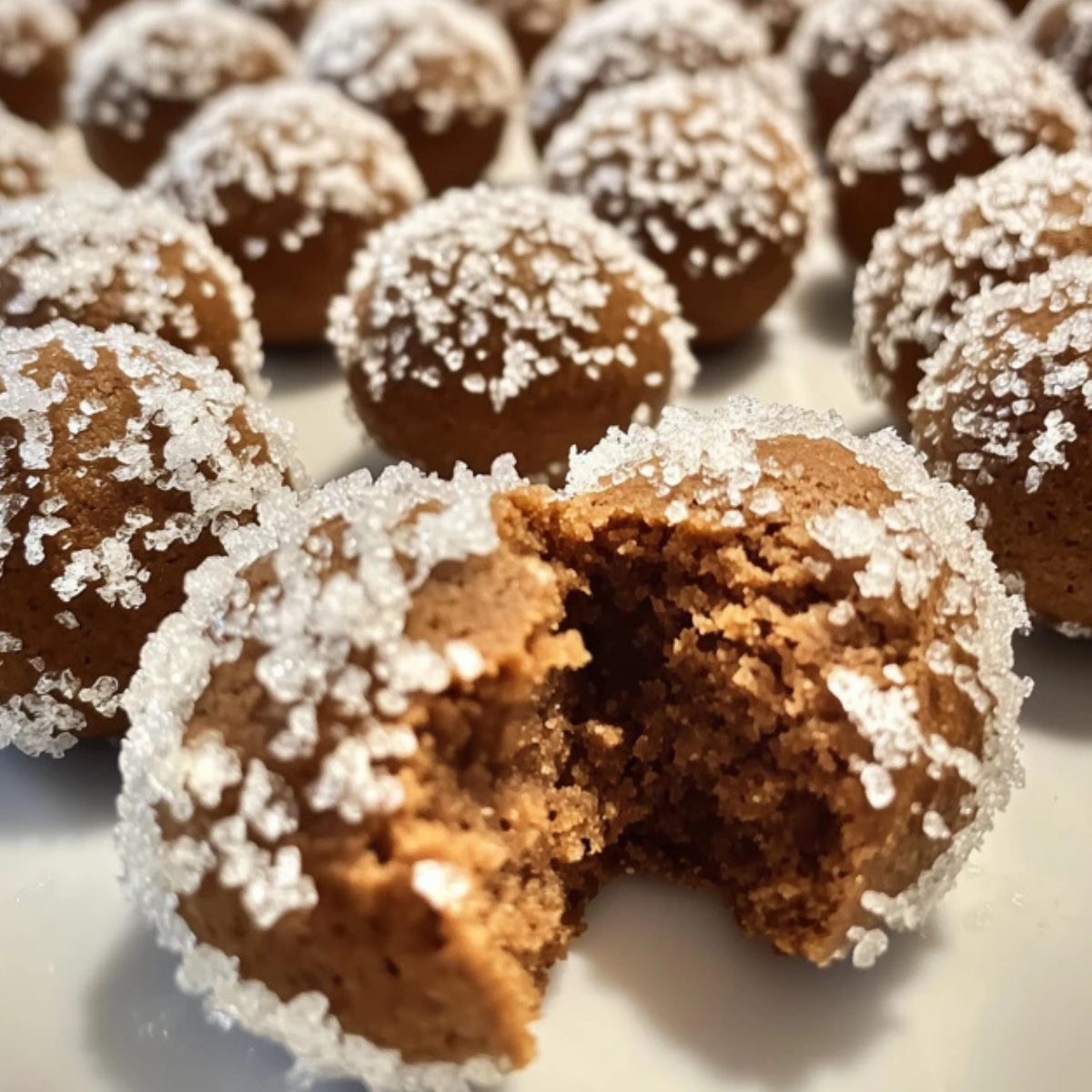 Gingerbread Snowballs