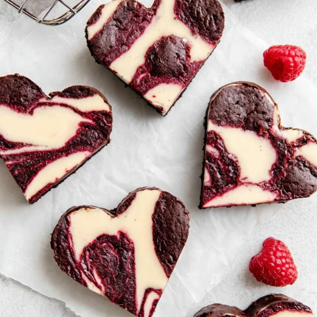 Heart shaped Brownies