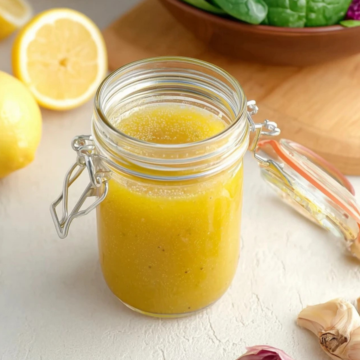 Lemon Garlic Vinaigrette Dressing