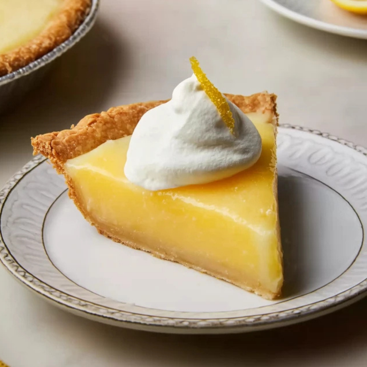 Meyer Lemon Pie