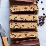 No Bake Cookie Dough Bars