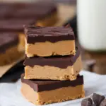No Bake Peanut Butter Buckeye Bars