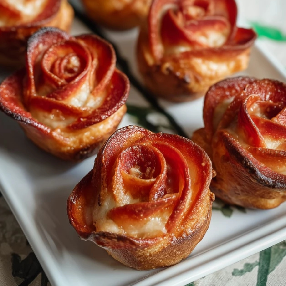 Pizza Roses for Valentine's Day