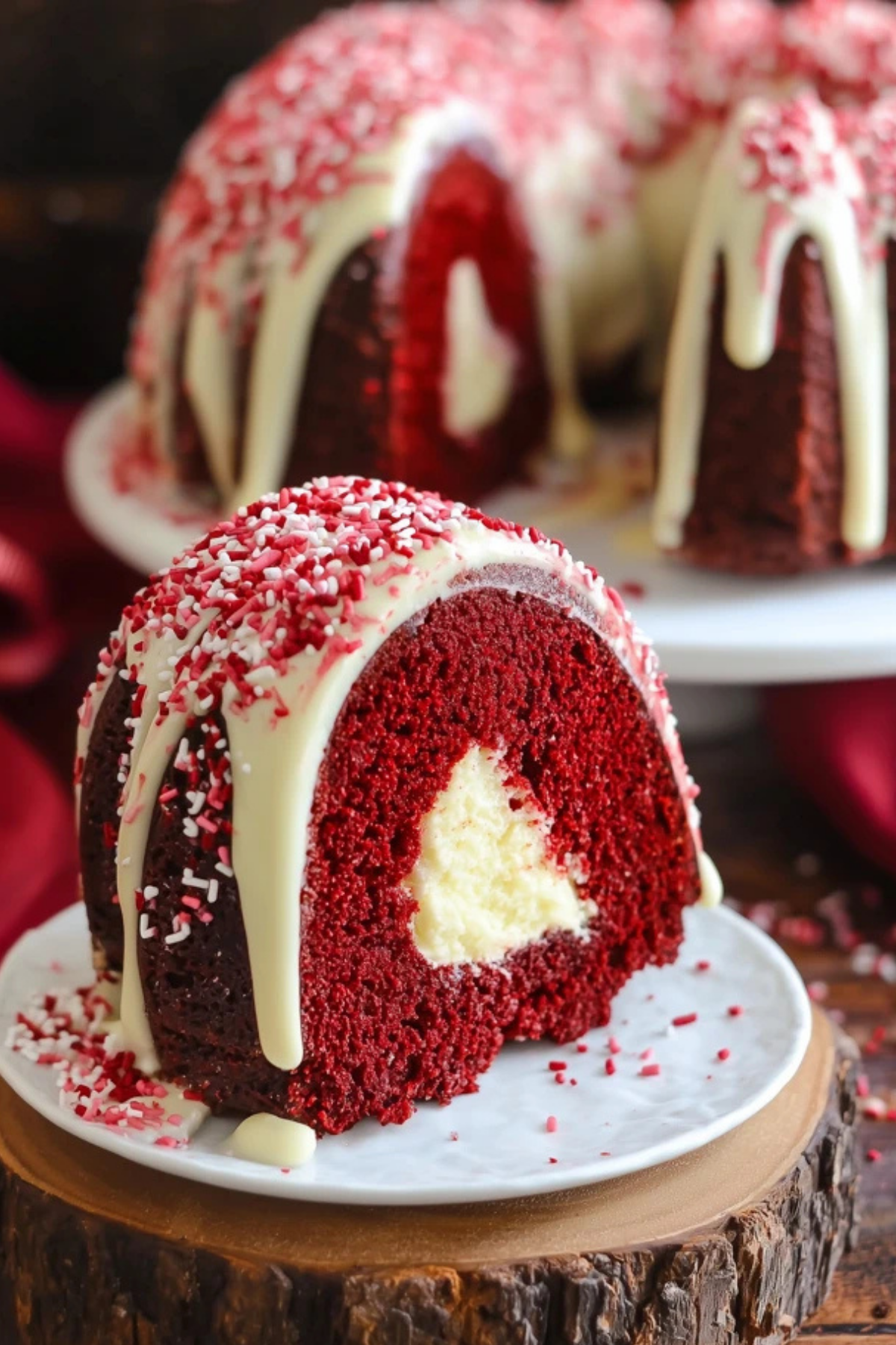 Red Velvet Cream Cheese Bundt Cake