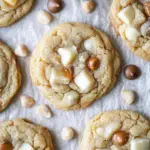 Salted Caramel White Chocolate Cookies