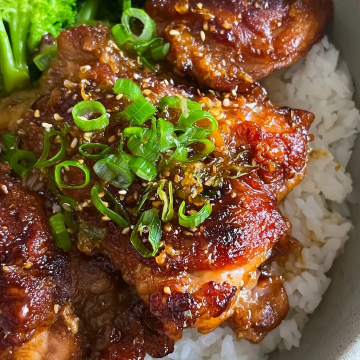 Soy Garlic Chicken Thighs