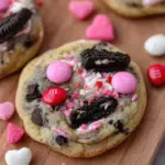 Valentine's Day Oreo m&m's Cookies