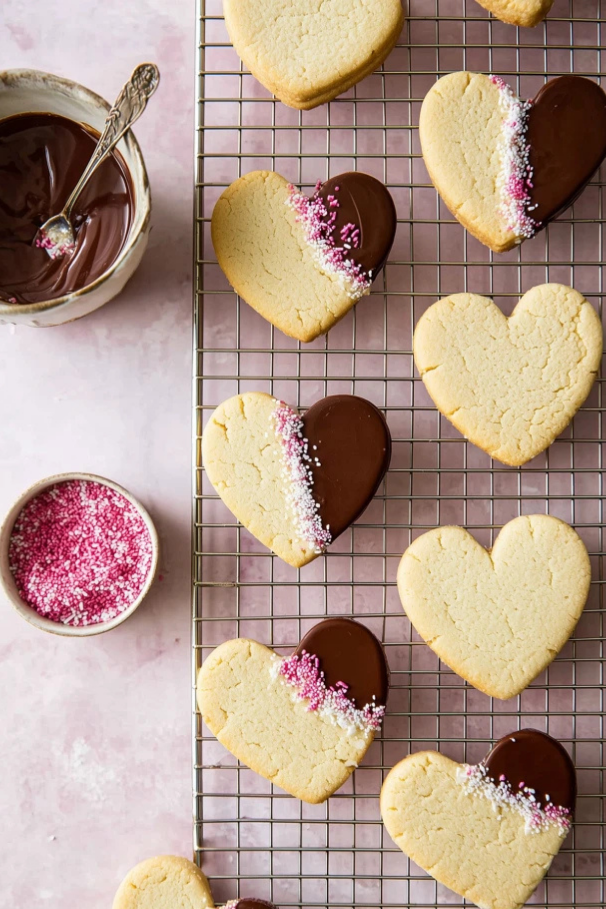 Valentine's Shortbread Hearts