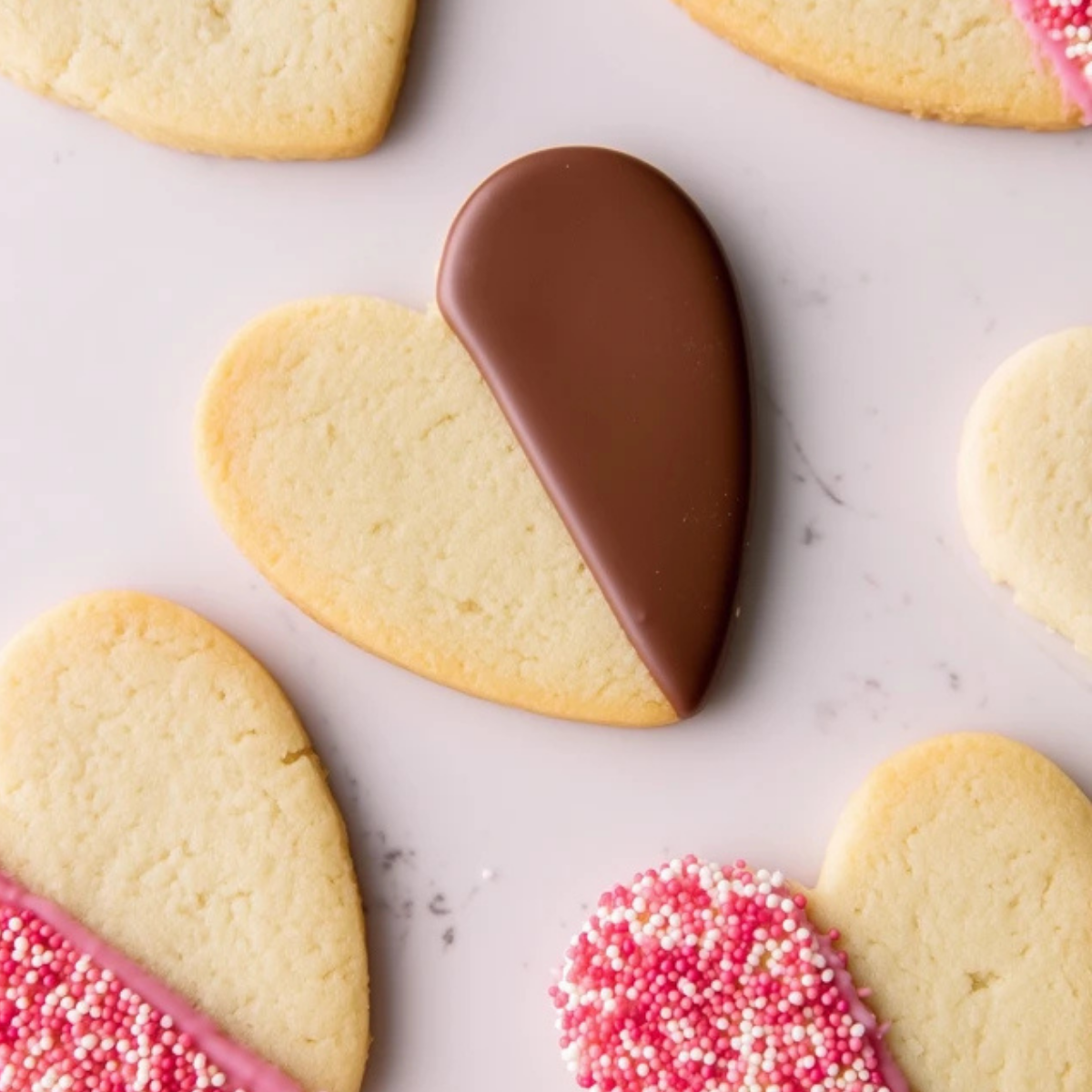 Valentine's Shortbread Hearts