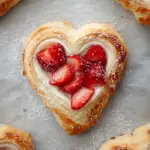 Vegan Strawberry Cream Danish