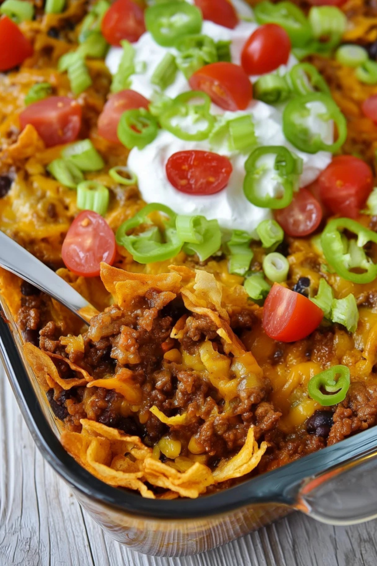 Walking Taco Casserole