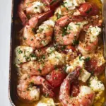 Baked Prawns with Lemon and Feta