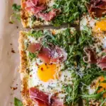 Baked Prosciutto and Egg Breakfast Tart