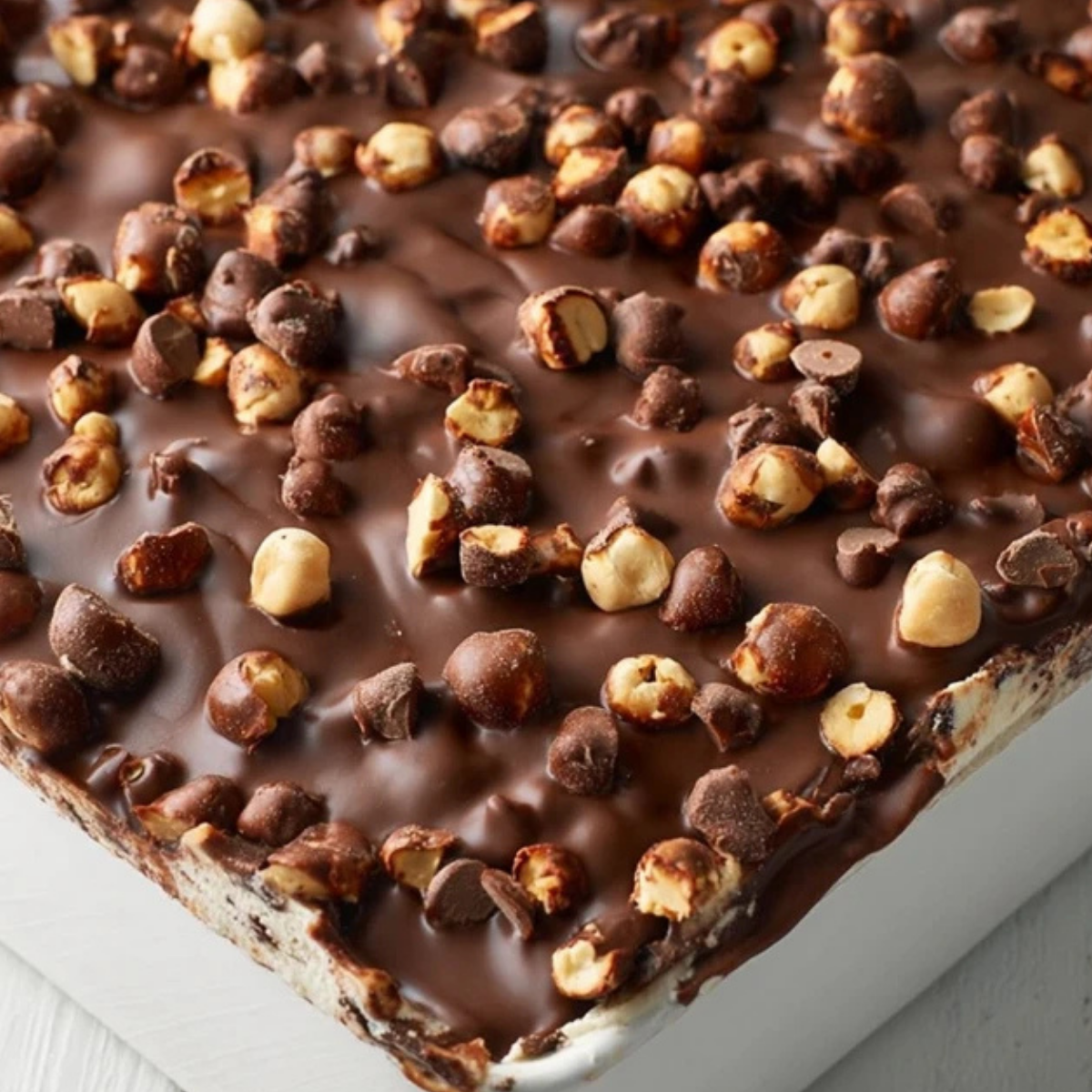 Buster Bar Ice Cream Cake