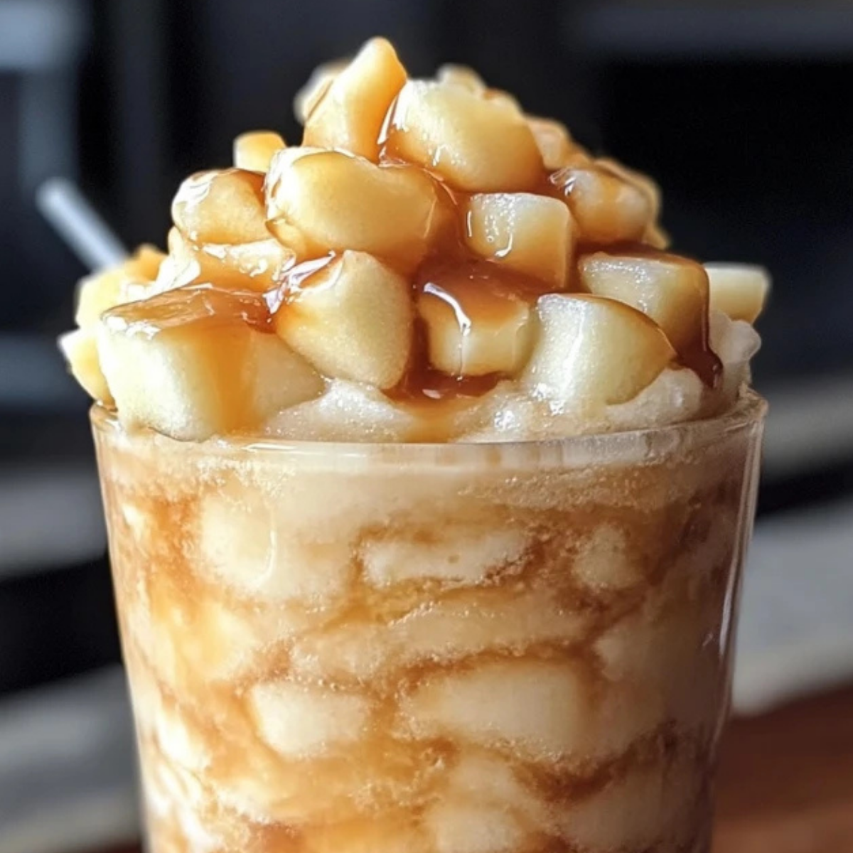 Caramel Apple Crown Slush