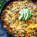 Cheesy Taco Rice Skillet