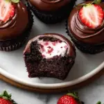 Chocolate Covered Strawberry Cupcakes