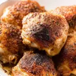 Crispy Baked Chicken Thighs