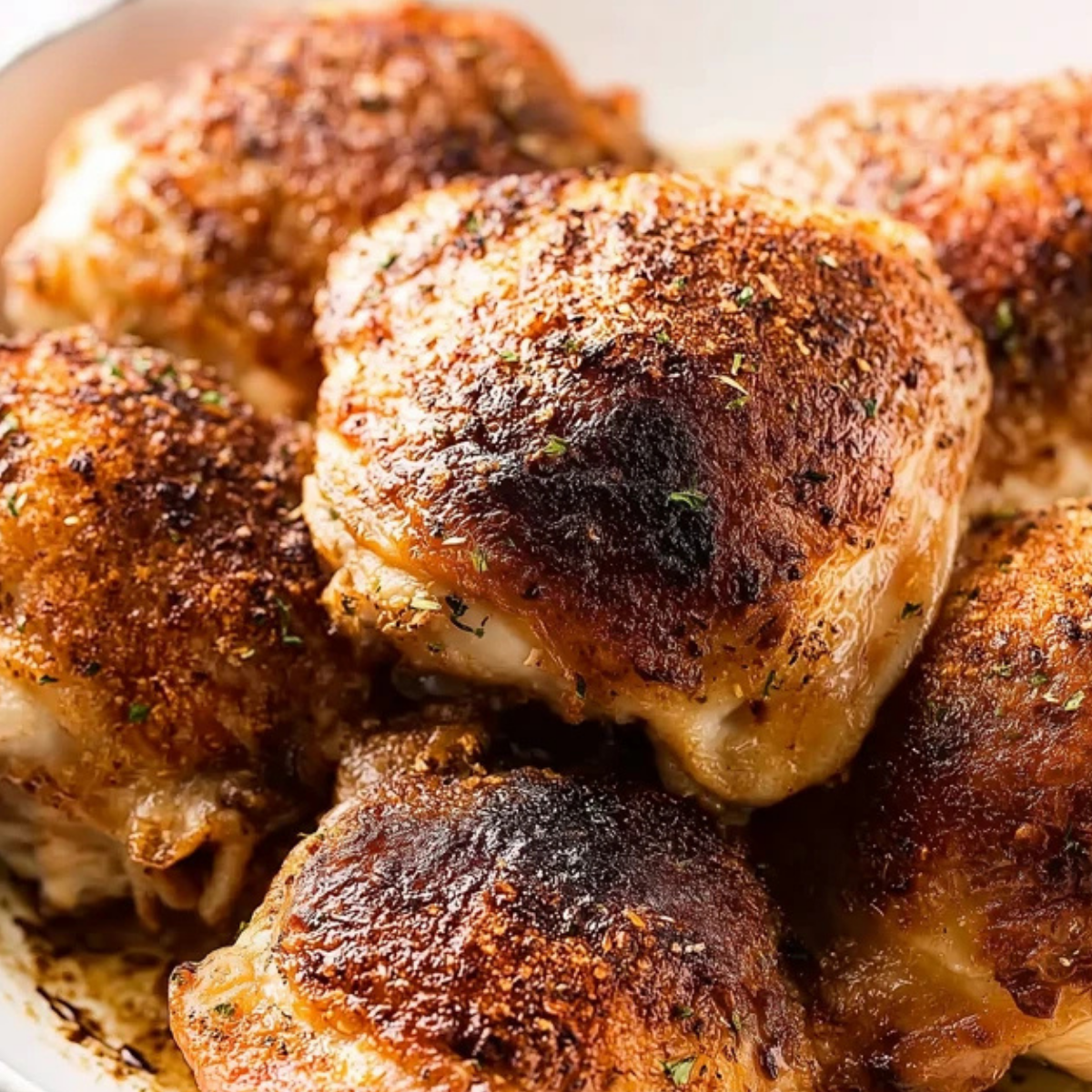 Crispy Baked Chicken Thighs
