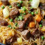 Filipino Pancit With Beef
