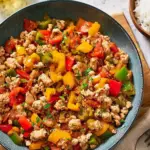 Ground Turkey and Peppers