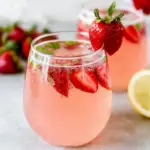 Healthy Strawberry Mocktail Spritzer